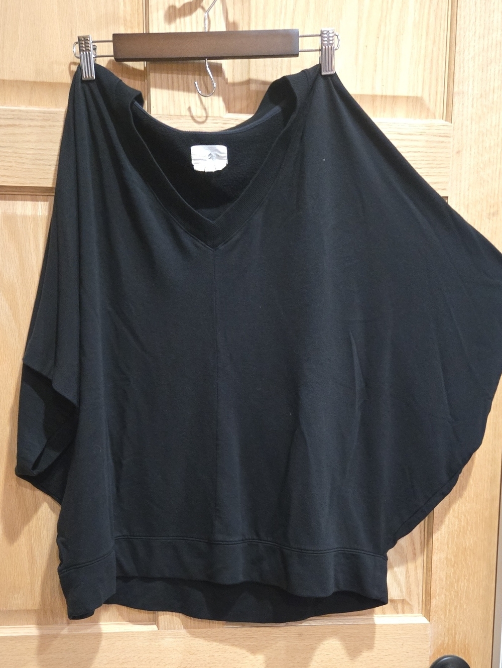 Lou & Gray Dolman Batwing Vneck Sweater L Oversized
